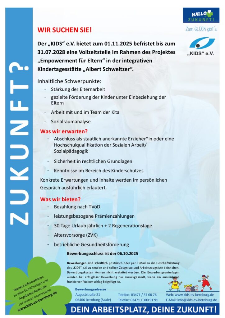 Stellenanzeige Empowerment